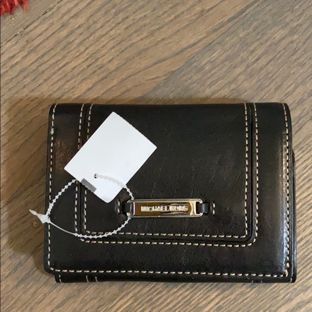 Brand newMichael kors black folding wallet women’s